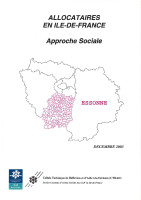 Couverture de la publication : Allocataires en Île-de-France - approche sociale - Essonne - décembre 2003