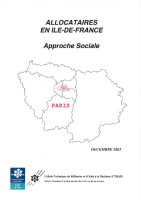 Couverture de la publication : Allocataires en Île-de-France - approche sociale - Paris- décembre 2003
