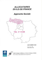 Couverture de la publication : Allocataires en Île-de-France - approche sociale - Val-d'Oise - décembre 2003