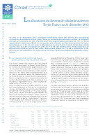 Couverture de la publication : Les allocataires du revenu de solidarité active en Île-de-France au 31 décembre 2012