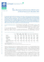 Couverture de la publication : Les allocataires du revenu de solidarité active en Île-de-France au 31 décembre 2015