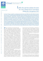 Couverture de la publication : L’offre d’accueil des enfants de moins de 3 ans à l’entrée de la convention d’objectifs et de gestion 2013