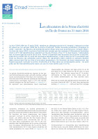 Couverture de la publication : Les allocataires de la prime d’activité en Île-de-France au 31 mars 2016