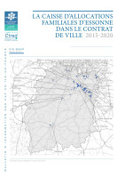 Couverture de la publication : La caisse d’allocations familiales d’Essonne dans le contrat de ville 2015-2020