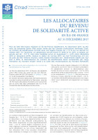 Couverture de la publication : Les allocataires du revenu de solidarité active en Île-de-France au 31 décembre 2017
