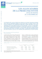 Couverture de la publication : Les allocataires de la prime d’activité en Île-de-France au 31 décembre 2017