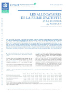 Couverture de la publication : Les allocataires de la prime d’activité en Île-de-France au 30 juin 2018