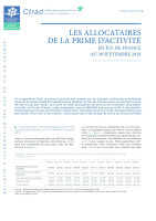 Couverture de la publication : Les allocataires de la prime d’activité en Île-de-France au 30 septembre 2018