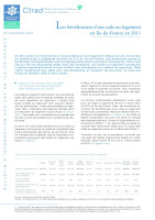 Couverture de la publication : Les bénéficiaires d’une aide au logement en Île-de-France en 2011