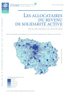 Couverture de la publication : Les allocataires du revenu de solidarité active en Île de France au 30 juin 2019