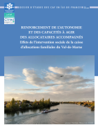 Couverture de la publication : Effets de l’intervention sociale de la Caisse d’allocations familiales du Val-de-Marne