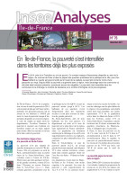 Couverture de la publication : Insee analyse Île-de-France n°76 : en Île-de-France, la pauvreté s’est intensifiée dans les territoires déjà les plus exposés (déc 2017)