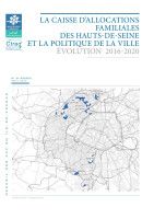Couverture de la publication : La caisse d’allocations familiales des Hauts-de-Seine et la politique de la ville Évolution 2016-2020