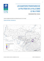 Couverture de la publication : Les quartiers prioritaires de la politique de la ville dans le Val-d'Oise – Géographie 2024