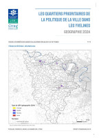 Couverture de la publication : Les quartiers prioritaires de la politique de la ville dans les Yvelines – Géographie 2024
