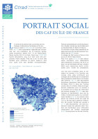 Couverture de la publication : Portrait social des Caf en Île-de-France - 2017