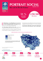 Couverture de la publication : Portrait social des Caf en Île-de-France - 2019