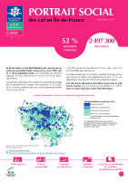 Couverture de la publication : Portrait social des Caf en Île-de-France - 2021