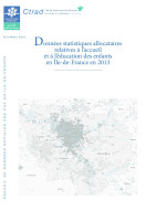 Couverture de la publication : Données statistiques allocataires relatives à l’accueil et à l’éducation des enfants en Île-de-France en 2013