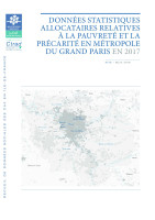 Couverture de la publication : Données statistiques allocataires relatives à la pauvreté et la précarité dans les territoires de la métropole du Grand Paris en 2017