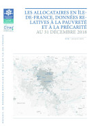 Couverture de la publication : Les allocataires en Île-de-France, données relatives à la pauvreté et à la précarité au 31 décembre 2018