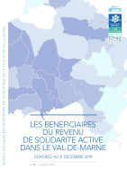 Couverture de la publication : Les bénéficiaires du Revenu de solidarité active dans les quartiers de la politique de la ville du Val-de-Marne en 2019