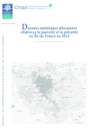 Couverture de la publication : Données statistiques allocataires relatives à la pauvreté et la précarité en Île-de-France en 2014